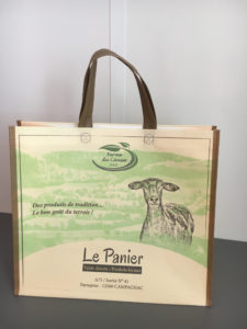 sac soudé le panier publicibags