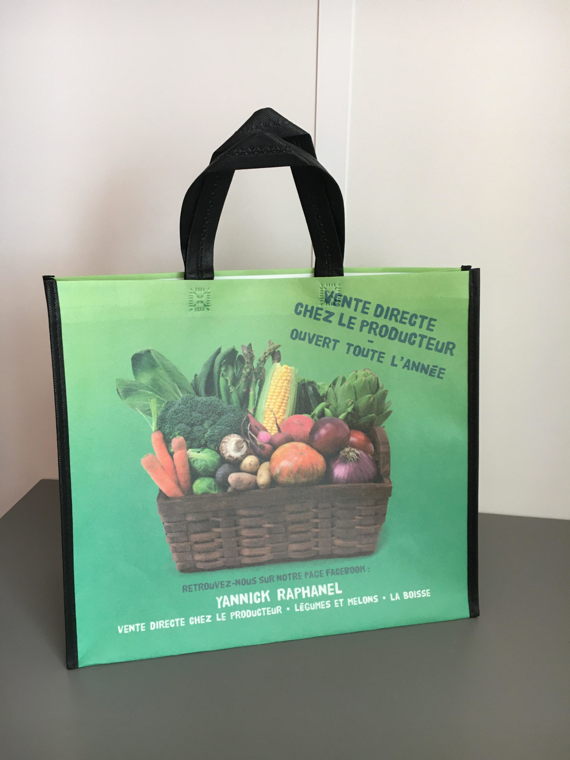 Sac soudé fruits et légumes publicibags