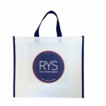 sac enduit blanc et bleu RYS