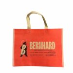 sac publicitaire rouge PP enduit non tissé de la boulangerie Bernhard