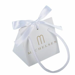 sac bijouetrie blanc en papier Michelsen